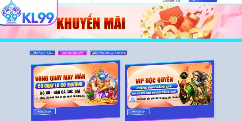 Hoàn trả siêu tQuy định tham gia chương trình khuyến mãi KL99 ốc lên đến 1.5%